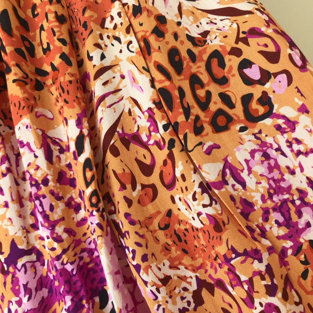 Umgee Cheetah Print Boho Wide Leg Palazzo Pants, NWT - Picture 7 of 16
